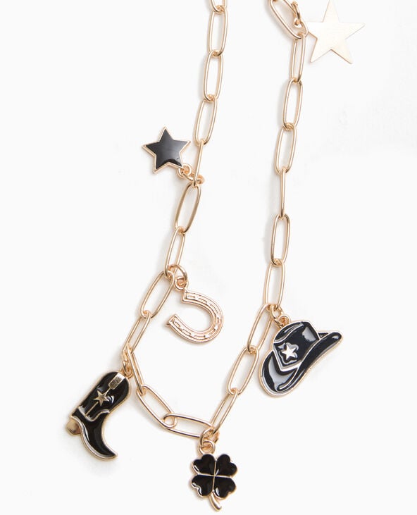 Pimkie Dragonne De Téléphone Avec Pendentifs - Doré