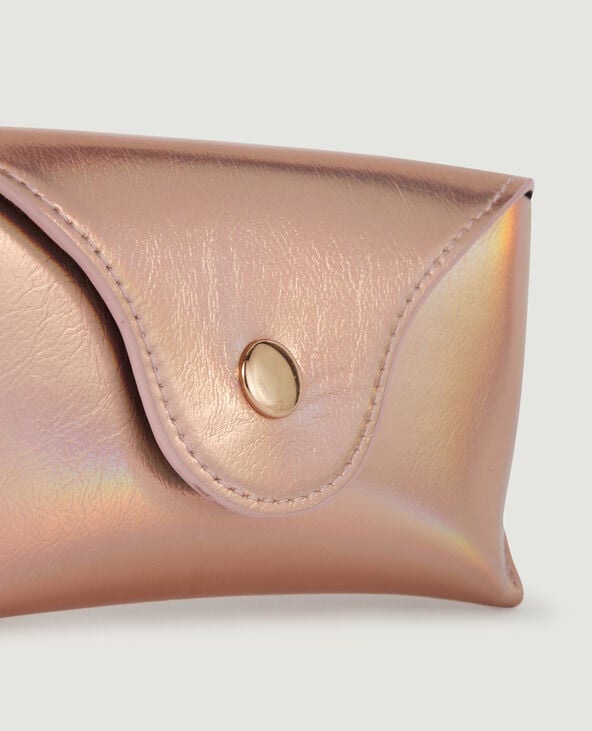 Pimkie Etui à Lunettes Semi-rigide - Rose Clair