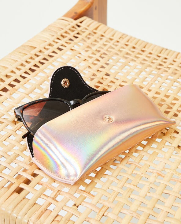 pimkie Etui à lunettes semi-rigide - Rose clair