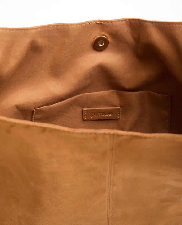 Pimkie Grand Sac Cabas En Suédine - Camel