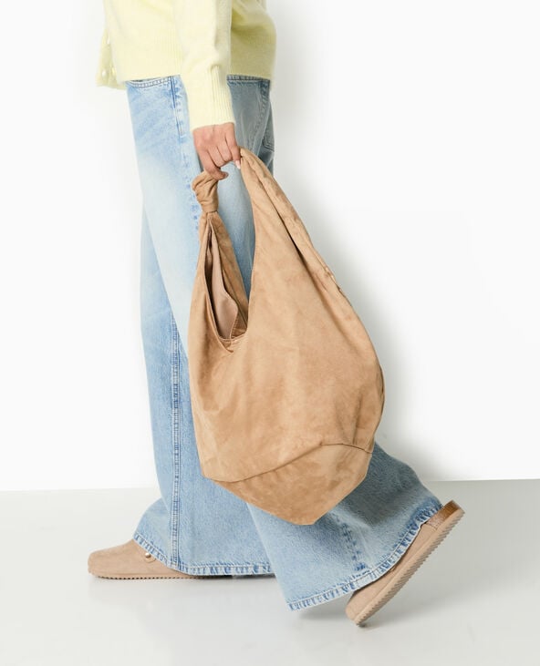 Pimkie Grand Sac XXL En Suédine - Beige