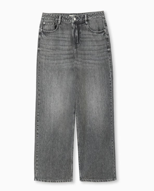 Pimkie Jean Baggy Loose Taille Regular - Gris Foncé