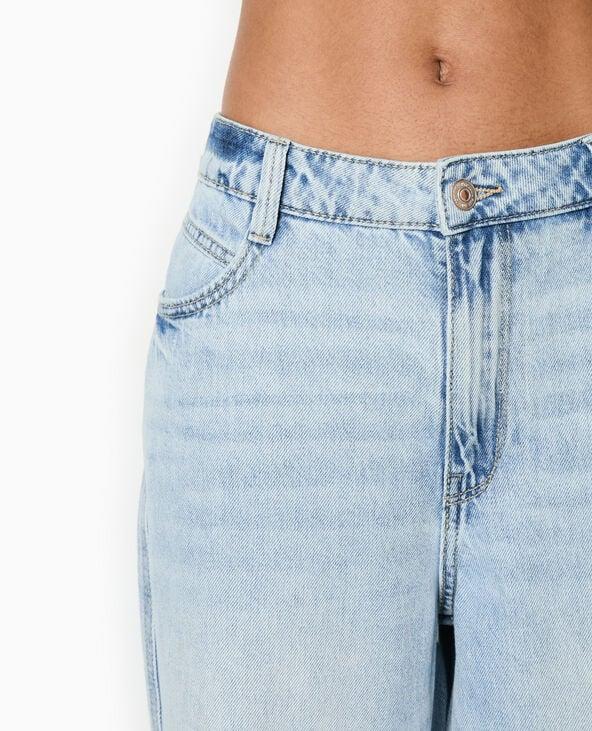 Pimkie Jean Baggy Taille Haute - Bleu