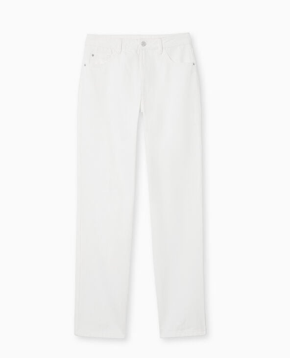 Pimkie Jean Droit Taille Regular - Blanc