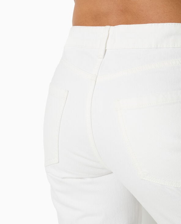 pimkie Jean droit taille regular - Blanc