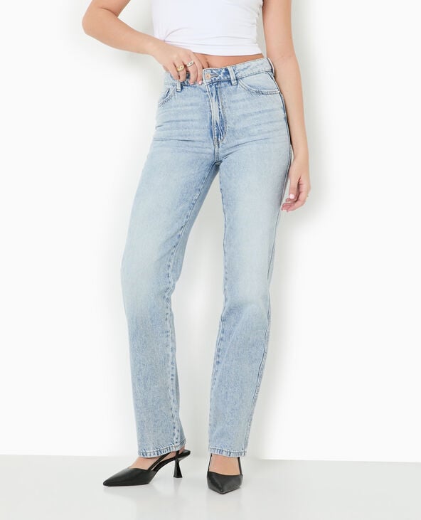 Pimkie Jean Droit Taille Regular - Bleu