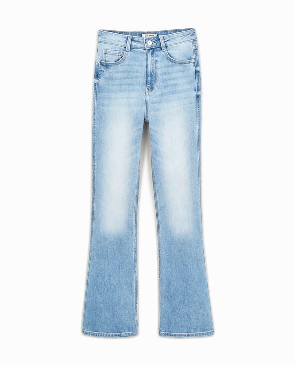 Pimkie Jean Flare Taille Haute - Bleu