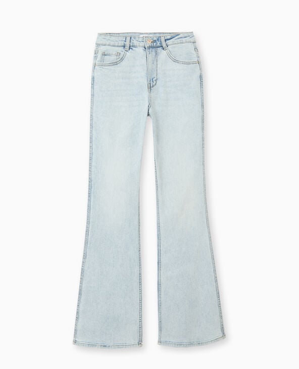 Pimkie Jean Flare Taille Haute - Bleu Clair