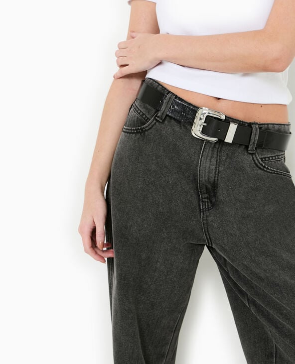 Pimkie Jean Large Baggy Taille Basse - Noir