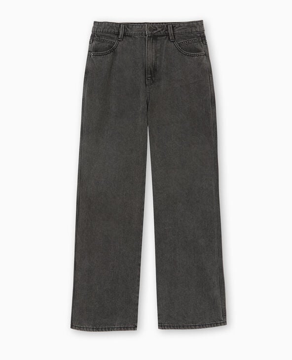Pimkie Jean Large Baggy Taille Basse - Noir