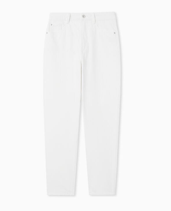 Pimkie Jean Mom Taille Haute - Blanc