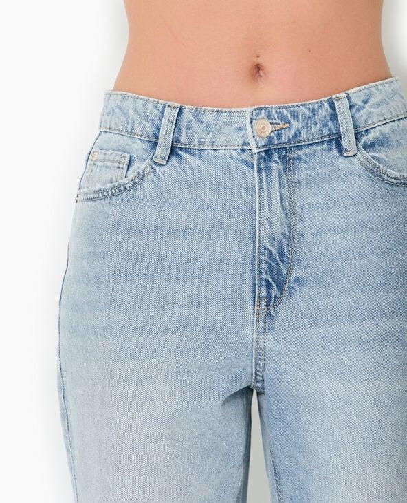 Pimkie Jean Mom Taille Haute - Bleu
