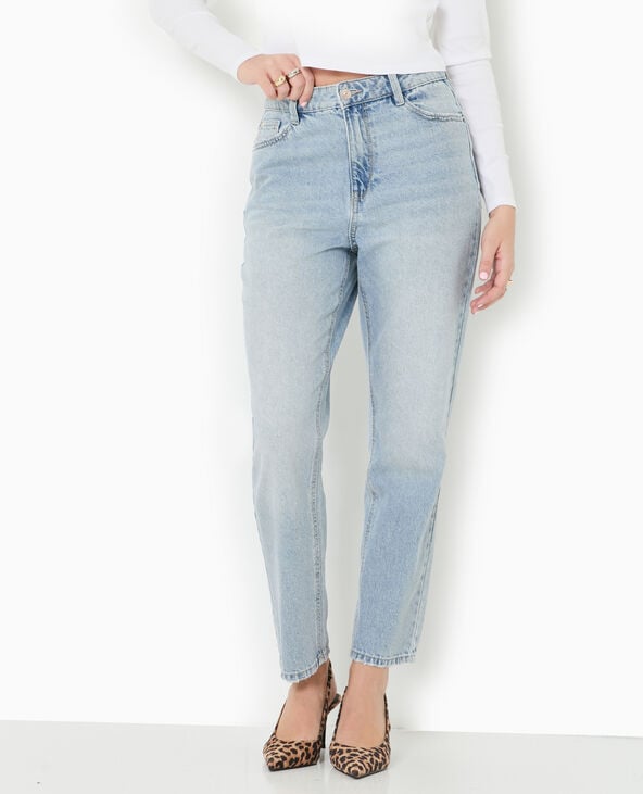 Pimkie Jean Mom Taille Haute - Bleu