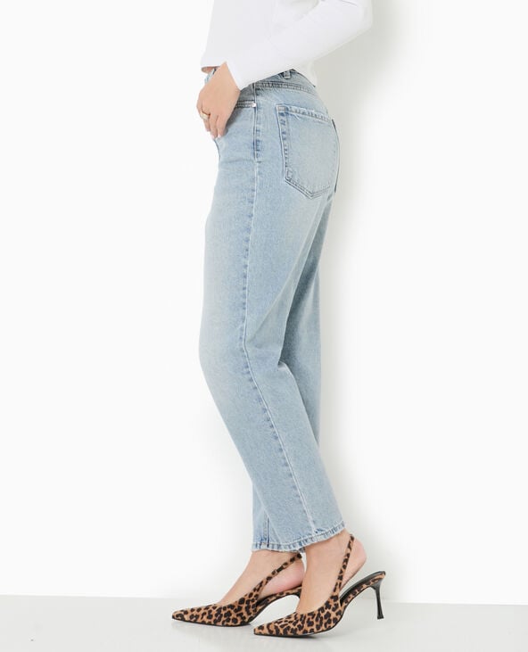 pimkie Jean mom taille haute - Bleu