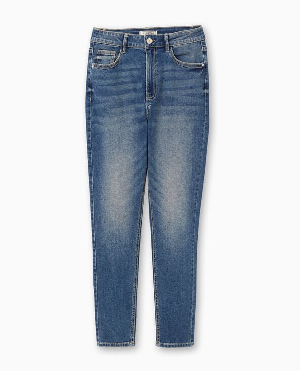 Pimkie Jean Skinny Taille Haute - Bleu