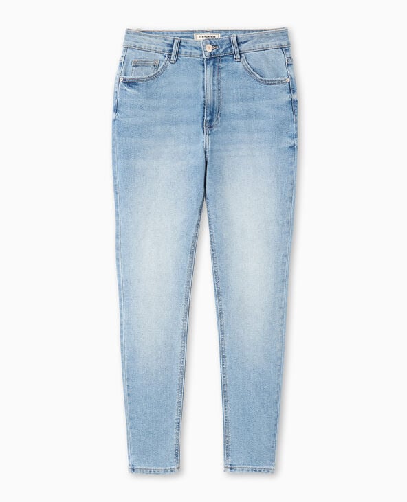 Pimkie Jean Skinny Taille Haute - Bleu Clair