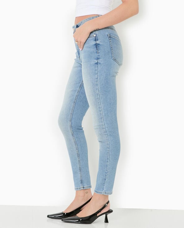 pimkie Jean skinny taille haute - Bleu clair