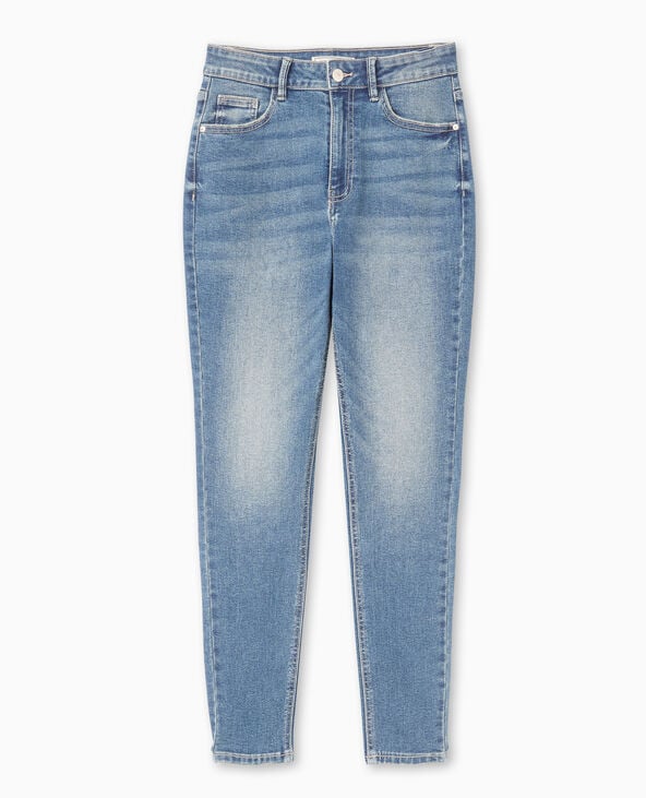 Pimkie Jean Skinny Taille Haute - Bleu Foncé