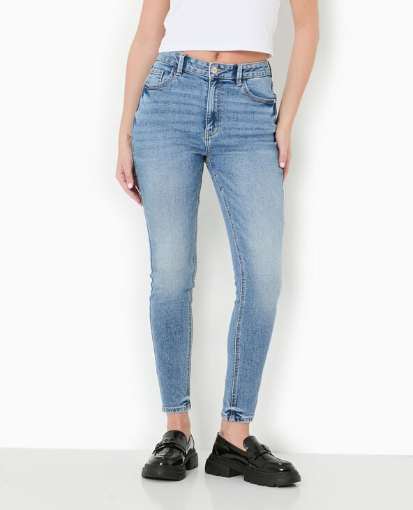 pimkie Jean skinny taille haute - Bleu foncé