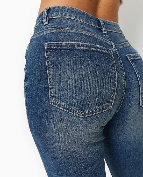 pimkie Jean skinny taille haute - Bleu