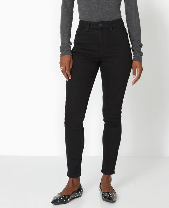 Pimkie Jean Skinny Taille Haute - Noir
