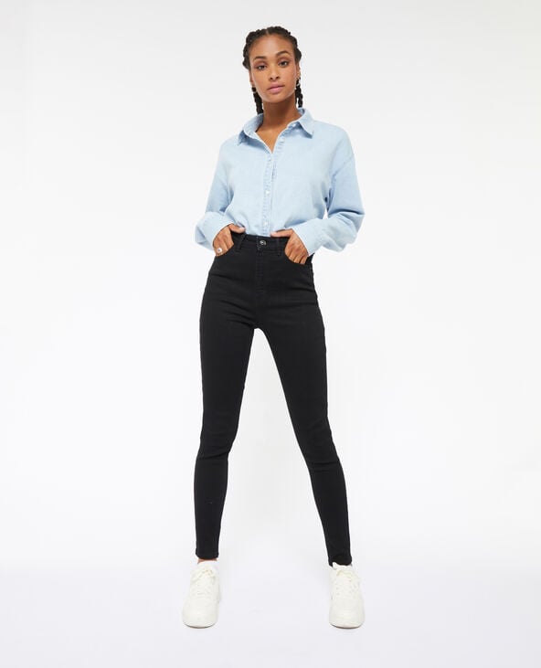 Pimkie Jean Skinny Taille Haute - Noir