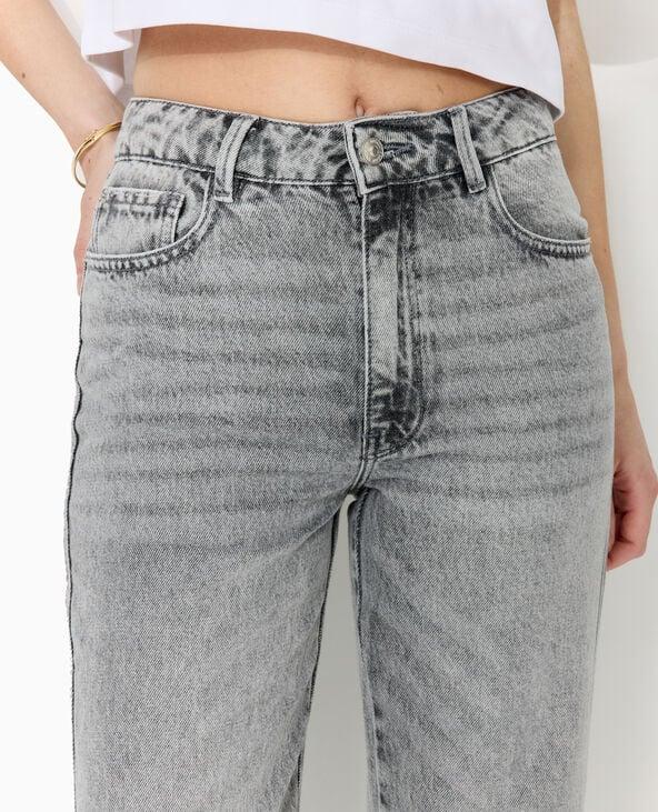 Pimkie Jean Straight Taille Standard - Gris Clair
