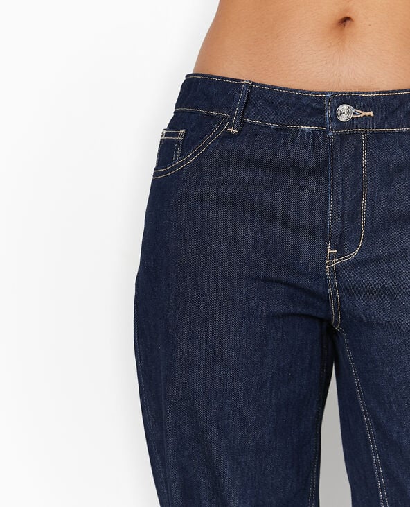 Pimkie Jean Wide Taille Basse - Bleu