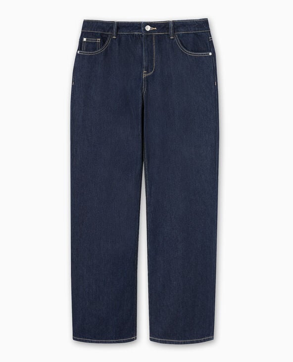 Pimkie Jean Wide Taille Basse - Bleu