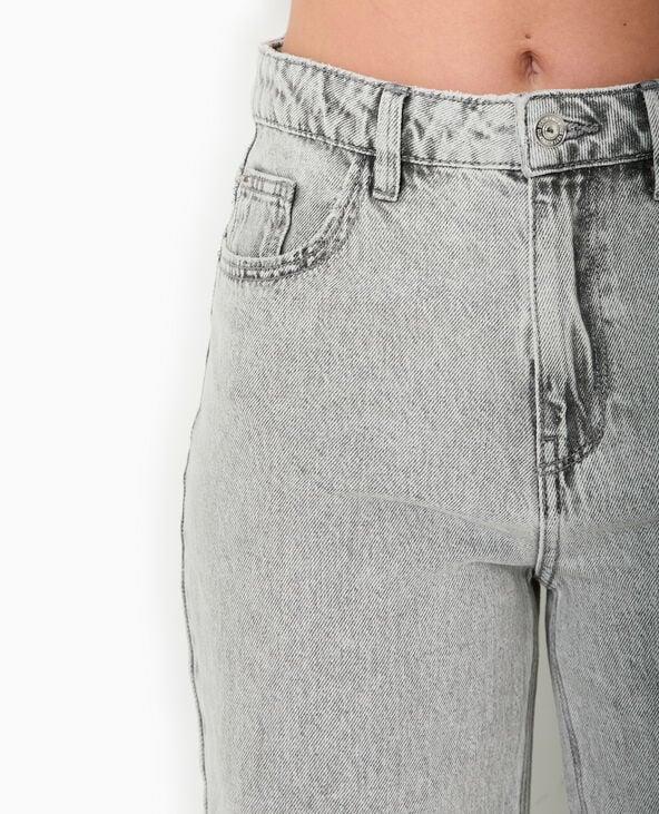 Pimkie Jean Wide Taille Haute - Blanc
