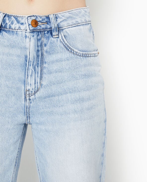 Pimkie Jean Wide Taille Haute - Bleu Clair