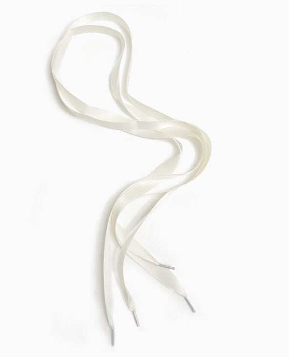 Pimkie Lacets Larges En Satin - Blanc