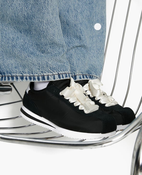 pimkie Lacets larges en satin - Blanc