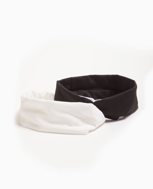 Pimkie Lot De 2 Bandeaux Pour Cheveux - Noir