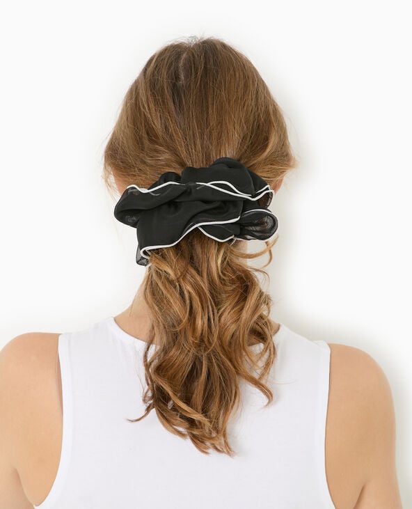 pimkie Maxi chouchou en tissu transparent - Noir