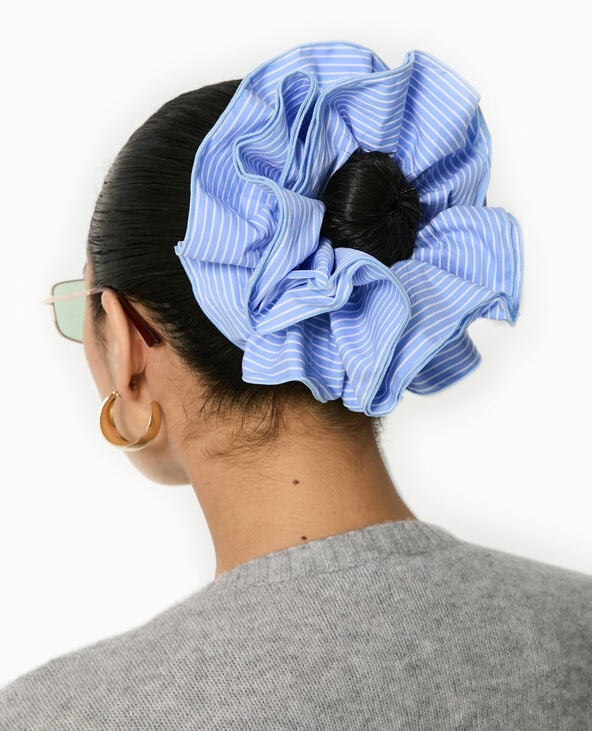 pimkie Maxi chouchou rayé - Bleu