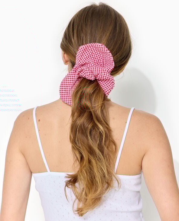 pimkie Maxi chouchou vichy en forme de cœur - Rouge