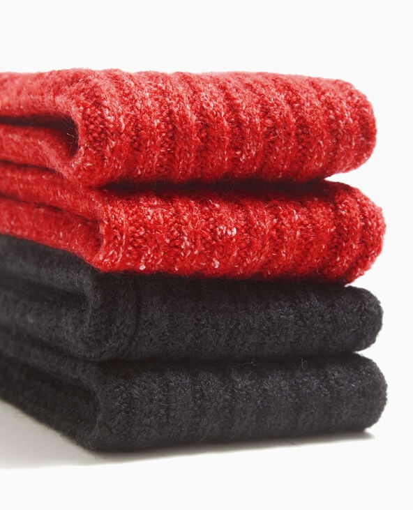 Pimkie Mitaines En Maille Côtelée - Noir