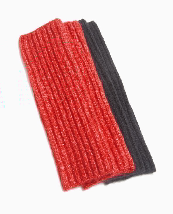 Pimkie Mitaines En Maille Côtelée - Noir