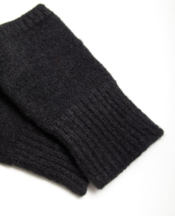 Pimkie Mitaines En Tricot - Noir