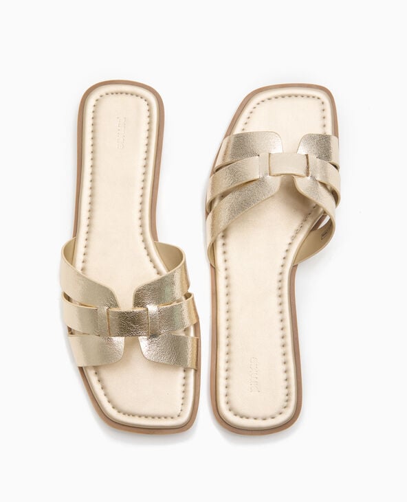 Pimkie Mules Plates - Doré