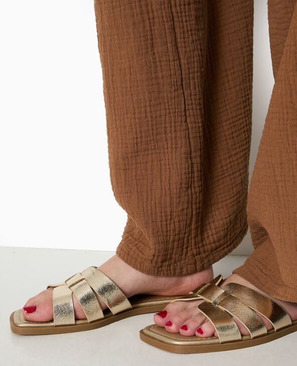 pimkie Mules plates - Doré