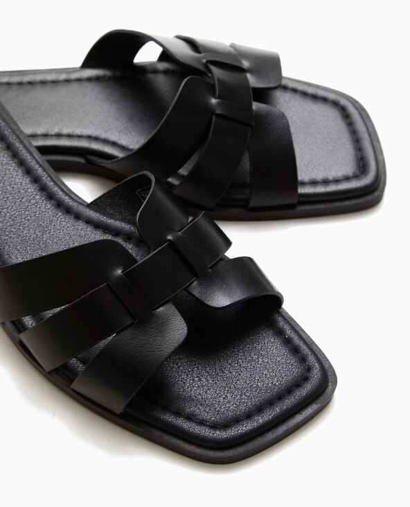 Pimkie Mules Plates - Noir