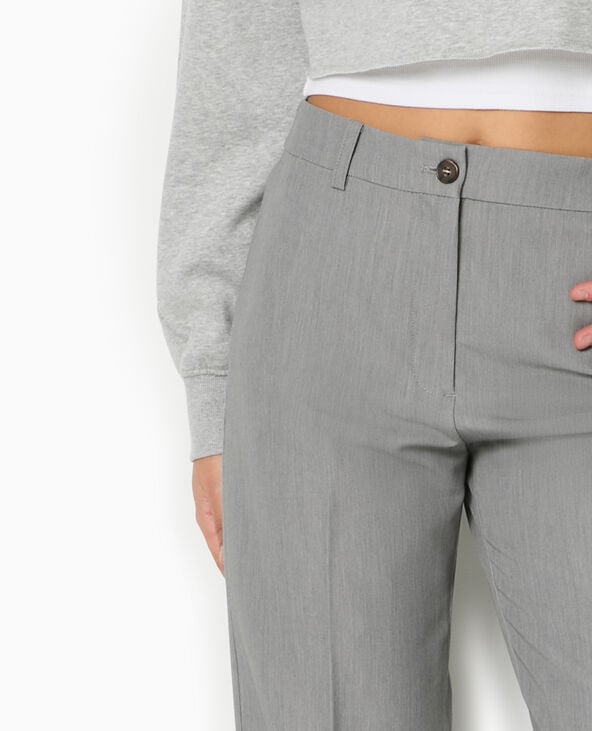 Pimkie Pantalon City Droit - Gris Foncé