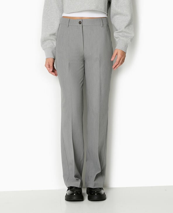 Pimkie Pantalon City Droit - Gris Foncé