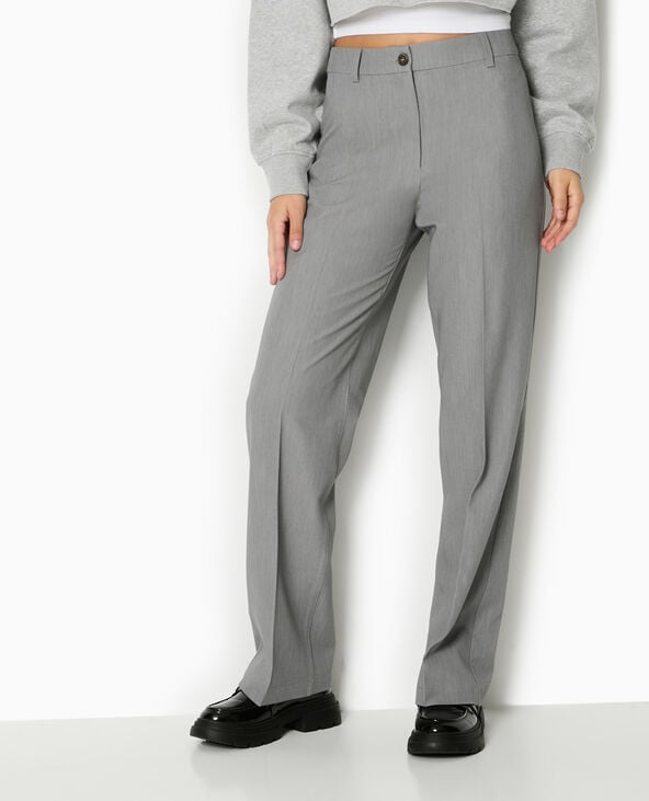pimkie Pantalon city droit - Gris foncé
