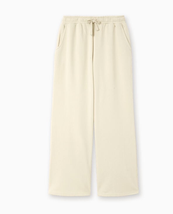 Pimkie Pantalon De Jogging Droit En Molleton - Beige