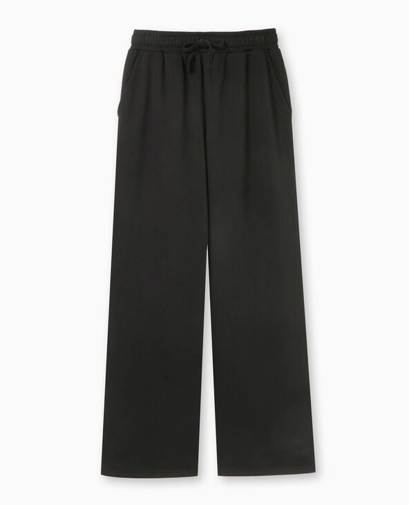 Pimkie Pantalon De Jogging Droit En Molleton - Noir