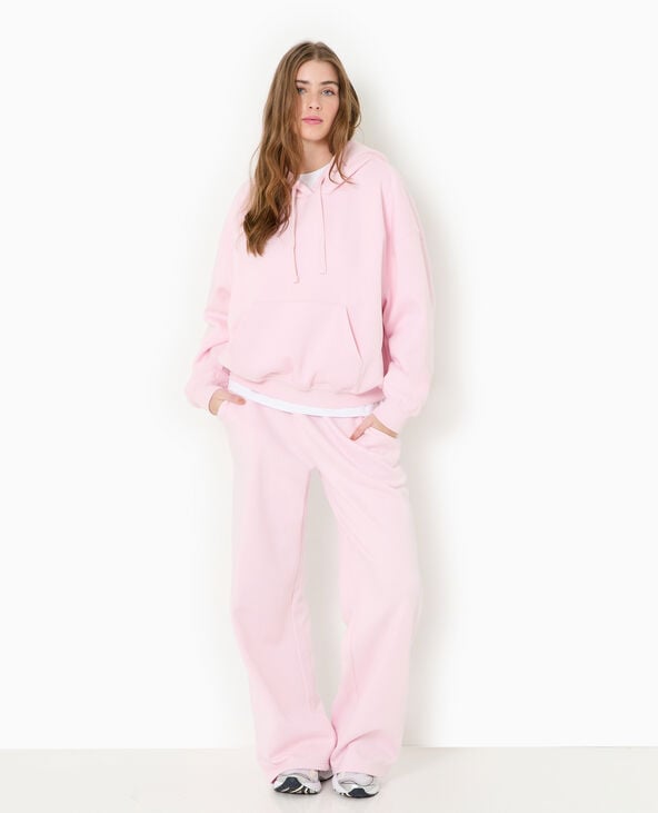 pimkie Pantalon de jogging droit en molleton - Rose