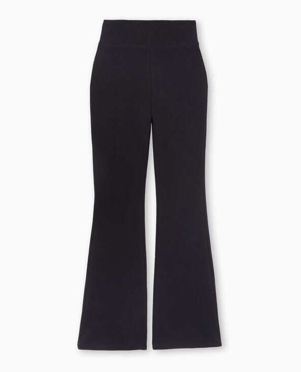 Pimkie Pantalon Flare En Maille Extensible - Noir